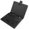 8 Inch Tablet Case With Keyboard Pu Leather Black Lightweight Portable Stylus